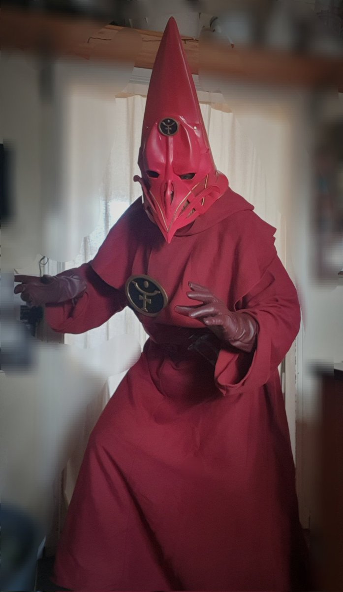 Torquemada,  ready for duty Muhahaha 
#2000ad
#nemesisthewarlock
#Torquemada 
#cosplayer 
#over50cosplay