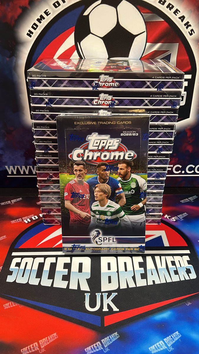 TheHobbyBoxUK's tweet photo. Check out our second channel @soccerbreakersukhits’s profile on Whatnot this has all the teams / players for SPFL in the BuyItNow section - Streaming all day These will be later tonight after the Formula 1 🏎️

https://t.co/lTwHwhvhoE https://t.co/guVh33KMjc