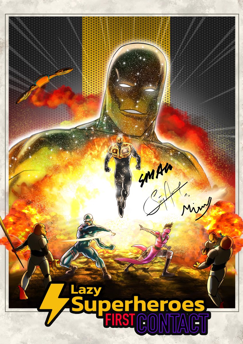 Lazy Superheroes tweet media