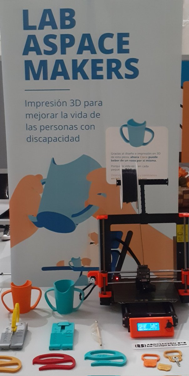 asociacionete's tweet photo. Hoy estamos con el proyecto #labaspacemakers en  #Craftinnova en la #feriavalladolid.
@Aspace_Avila @AspaceCyL @ConfeAspace https://t.co/yXfzEA7C5K