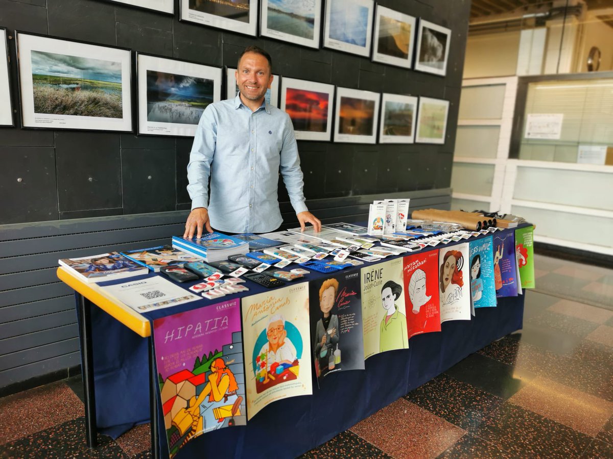 Carlos representando a CASIO en <a href="/ademgi/">Ademgi</a> #MariaAntòniaCanals #Matemàtiques