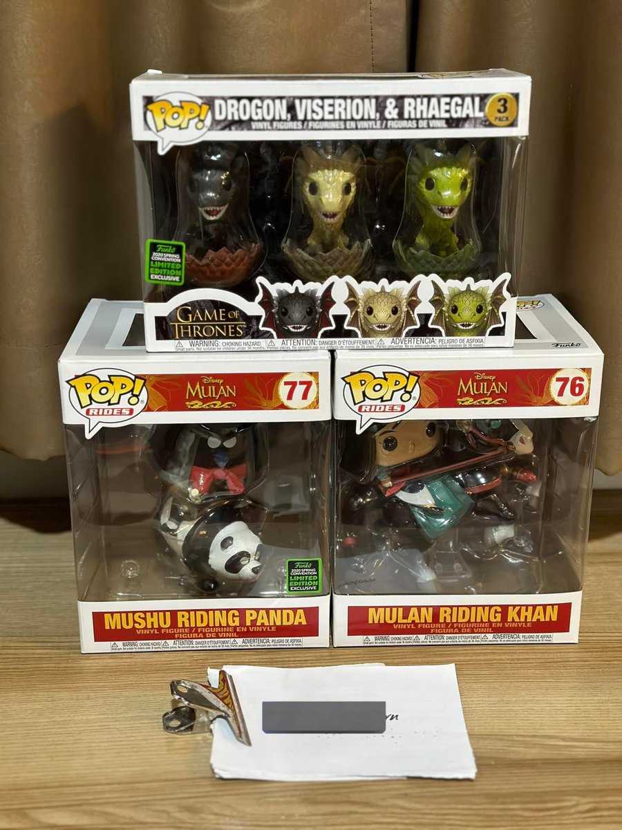 13oreforsale's tweet photo. ปล่อยของสะสมค่า

สภาพกล่อง90%
- Boggart as Snape 2,300฿ (ตัวแรร์)
- Mulan ชิ้นละ 1,200฿

📮ราคารวมส่ง (พร้อมโอนลดได้น้า รับมัดจำ/ผ่อน ไม่เก็บแล้วว🥹🥹)
#ตลาดนัดfunko #ตลาดนัดFunkopop #funkopopth #ตลาดนัดแฮรี่พอตเตอร์ #ตลาดนัดดิสนีย์ #ตลาดนัดdisney https://t.co/Xu0YskhzR3