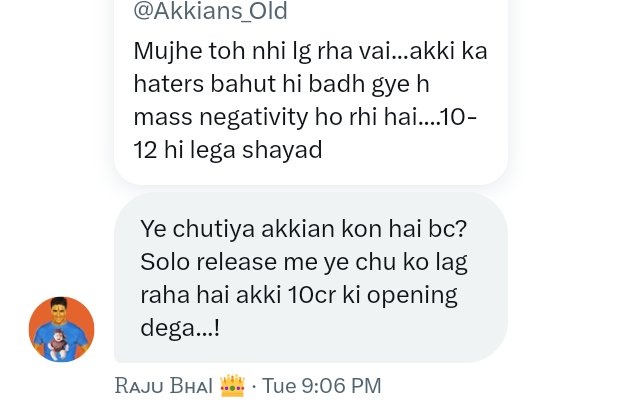 Tweets_Of_CJ's tweet photo. #AkshayKumar Fans☕

In TimeLine                      In GC https://t.co/RxrElURKEl