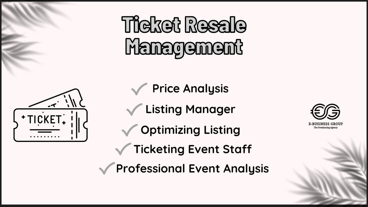 🎟️💰📊 Don't let your tickets go to waste! Manage your ticket resale with ease using our platform.

#TicketResale #MaximizeProfits
#DataAnalysis #ticketsales #ticketing