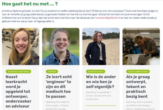 Griftland College (@griftland) on Twitter photo Blogs van oud-leerlingen die de afgelopen 4 jaar zijn geslaagd aan het Griftland; wat zijn ze gaan doen, hoe bevalt hun studie/opleiding en wat voor tips kunnen ze je meegeven? Je leest er hier alles over: griftland.nl/blogs-oud-leer… Ook een blog aanleveren? f.verwoerd@griftland.nl Blogs van oud-leerlingen die de afgelopen 4 jaar zijn geslaagd aan het Griftland; wat zijn ze gaan doen, hoe bevalt hun studie/opleiding en wat voor tips kunnen ze je meegeven? Je leest er hier alles over: griftland.nl/blogs-oud-leer… Ook een blog aanleveren? f.verwoerd@griftland.nl