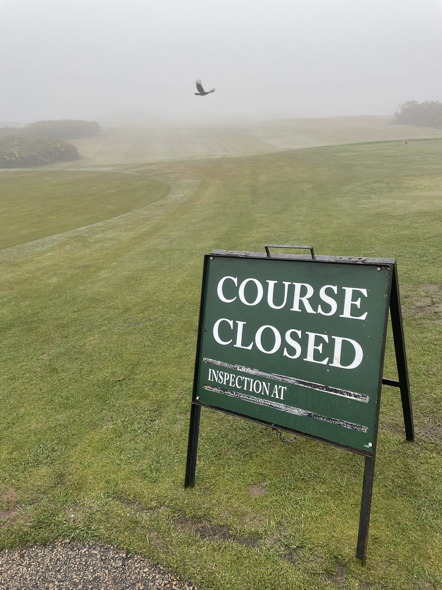 Due to Fog both courses are currently closed.