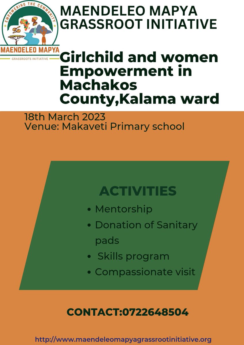 MaendeleoMapya's tweet photo. Women are the backbone of our society,we empower a woman we have empowered a generation #WomenEmpowerWomen #Maendeleo #Girlpower #WomenSupportingWomen https://t.co/e3Fr9LJ0KG
