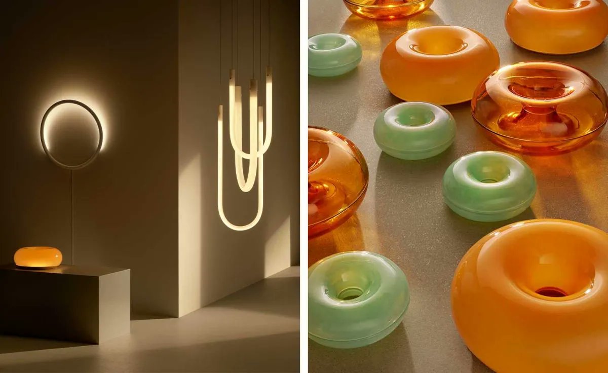 Lighting Inspiration: New Lighting, homeware & glassware collection created by Ikea & Sabine Marcelis includes conceptual lights that ‘bounce off the wall. buff.ly/3R01fOH #designthinking #lighting #interiordesign