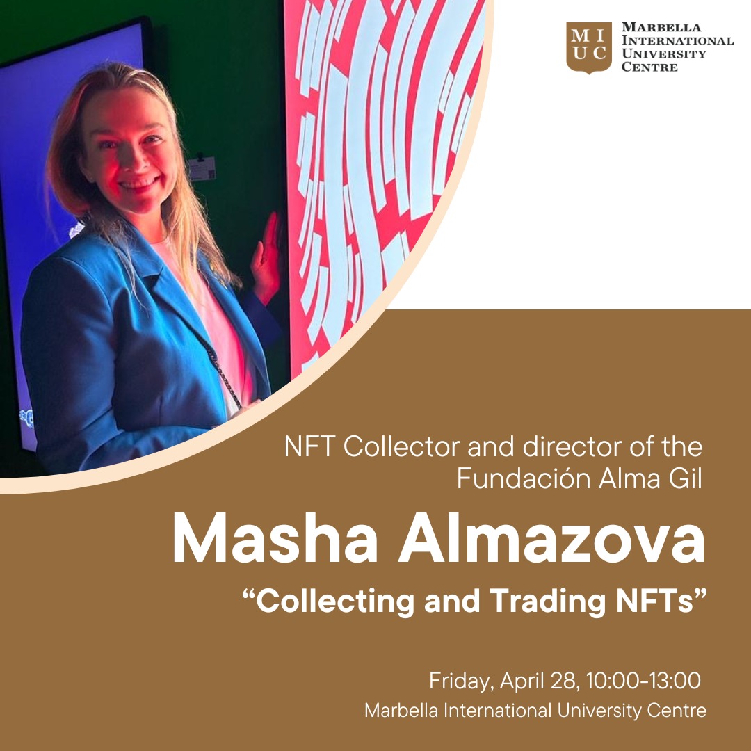 CLandtsheer's tweet photo. Honoured to announce #nftcollector @MariaAlma2018 as guest speaker on #nftproject development and #nft trading.
Date: April 28
Location: @MIUC_University
Registration: https://t.co/CJQ5ho9Z9v
#NFTs #NFTCommunity #NFTProject #NFTProjects #NFTCommunities #NFTMarketplace #nftart https://t.co/ENg9xQzvSg