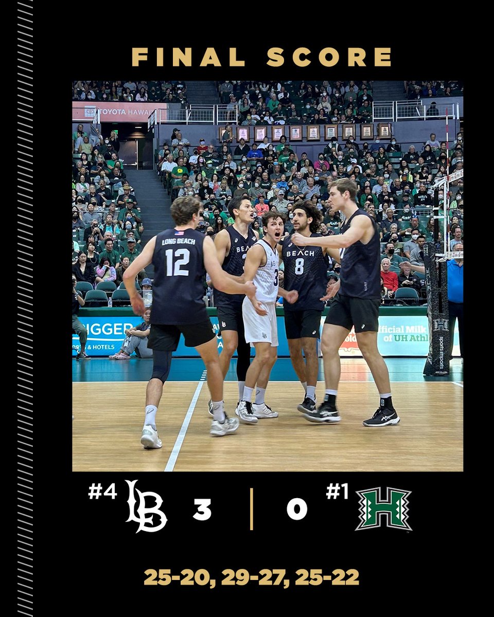 Down goes #1! How SWEEP it is!🧹🧹🧹

#GoBeach #ExpectGreatness #LBNation #LBGRIT #LBWorld 💪