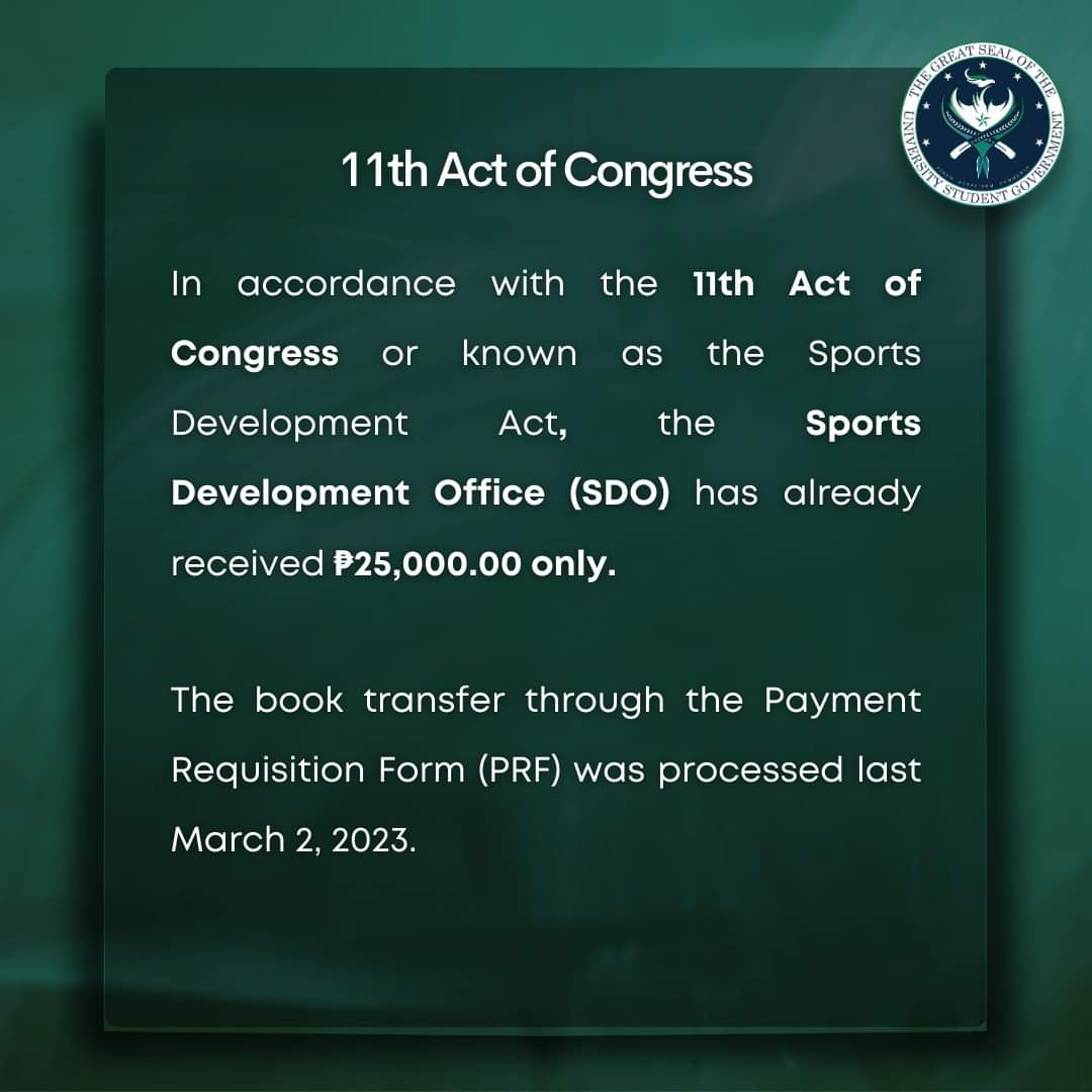 dlsud_usg's tweet photo. Attention, Lasallians!

The 11th Act of Congress and the 14th Act of Congress (AoC) were successfully received by the beneficiaries. The book transfer of the two AoCs was processed last March 2, 2023.

#USG2022 
#USGBayanihan https://t.co/oZ4Sw0yyIA