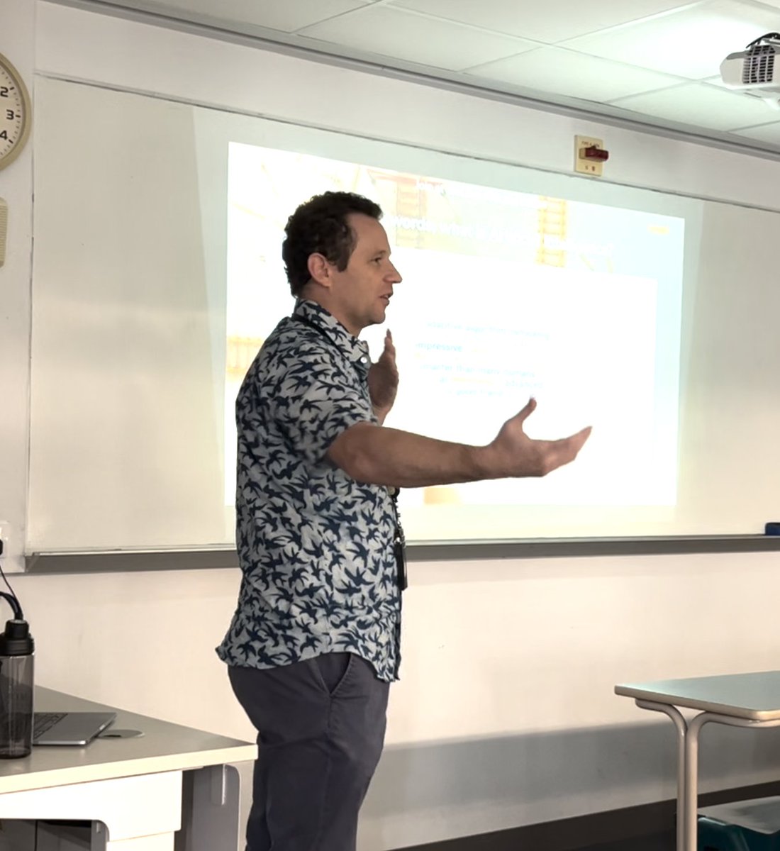 desertclimber's tweet image. Just presented at #ACAMISTech on AI and Classroom Connections. Participants shared their ideas how AI could be introduced to their students.