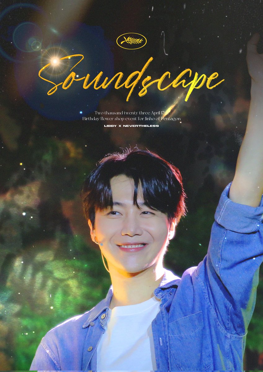 nevertheless417's tweet photo. 🎼
Soundscape #1

📍엘리브플레르
🗓 2023. 4. 16-17.

진호의 생일을 축하하며, Flower Shop 이벤트를 진행합니다.

#윤슬처럼_반짝이는_진호에게
#soundscape_from_jinho

#진호 #JINHO #조진호 #펜타곤 #PENTAGON https://t.co/vSbqadcePn