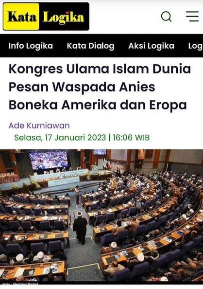 Saya non muslim, suara atau pesan ini akan menjadi fokus perhatian saya dalam PEMILU 2024.

Kelangsung PEMBANGUNAN yg sudah berjalan tidak dapat ditawar-tawar. Continuous improvements menjadi corrective actions atas berbagai KEKURANGAN.