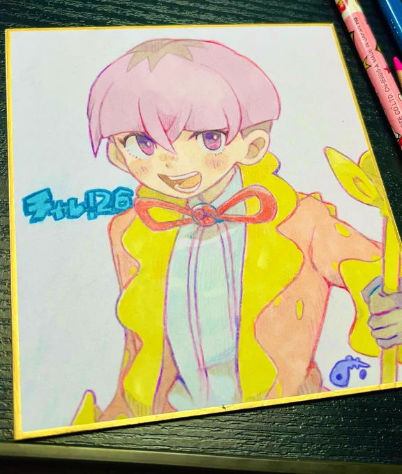 チャレ! 交換用色紙はオルティガくんにしました 