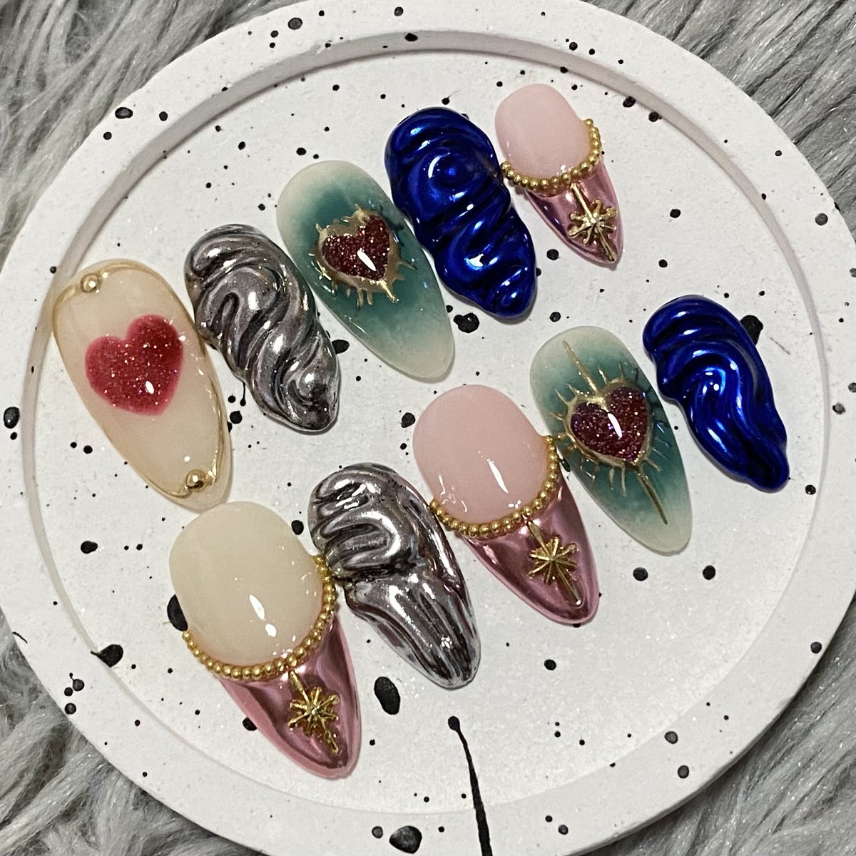 nailbysk's tweet photo. 🌈 150-. ทุกชุด 
ฟรีกาวน้ำ/กาวซิลิโคน/ตะไบ/ไม้ดันหนัง/แอลกอฮอลล์แผ่น

✨ ᴍᴀᴅᴇ ᴛᴏ ᴏʀᴅᴇʀ
วัดขนาดและเลือกทรงได้เอง

#เล็บเจล #เล็บปลอม #เล็บปลอมสําเร็จรูป #แจกลายเล็บ #ส่งต่อ #อนิเมะ #ตลาดนัดBTS #ตลาดนัดEXO #ตลาดนัดบังทัน #ตลาดนัดnct #ตลาดนัดtreasure https://t.co/Yt6puEXE7a