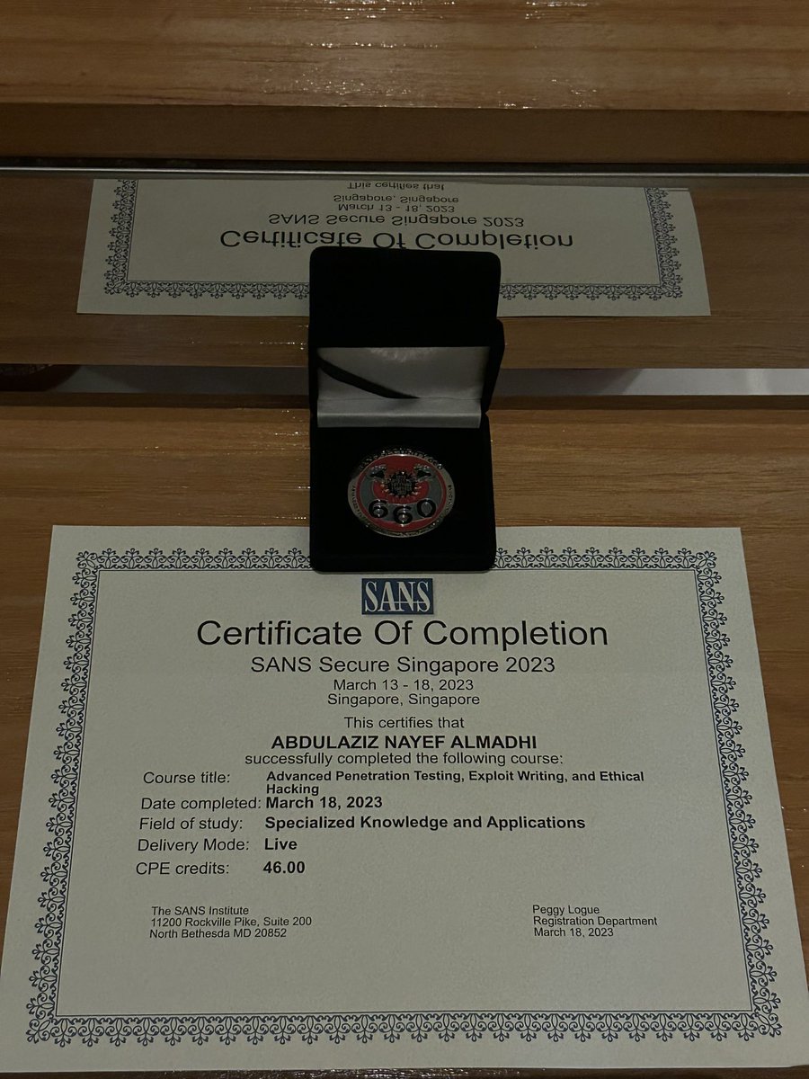3zizMe_'s tweet photo. ุงูุญู
ุฏุงููู ุนูุจุงู ุงูู certificate ๐ค๐ซก #sec660 https://t.co/LZAwLmxkeu