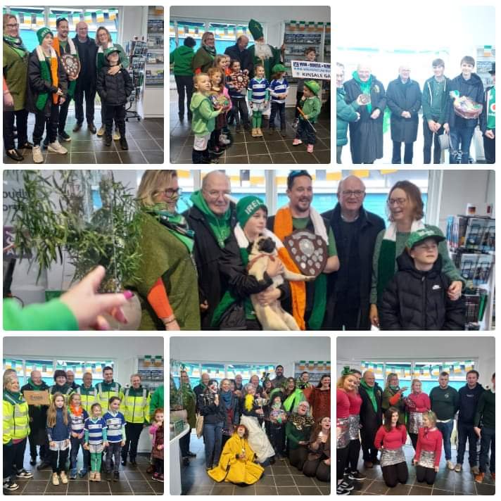 KinsaleCFR's tweet photo. The Kinsale First Responders were so happy to be presented with The Spirit of Kinsale award at the Patrick's Day Parade. This is a recognition to all involved in our group from the very beginning. Thank you to all the organisers of the parade. https://t.co/Yz6yRXpB0b