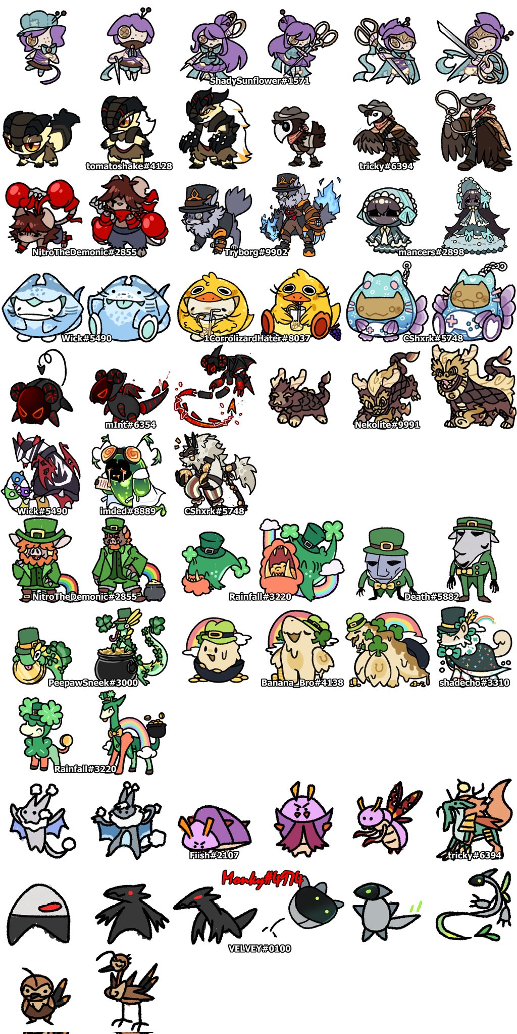 Doodle World News on Twitter "Here is the skin collage for this week's