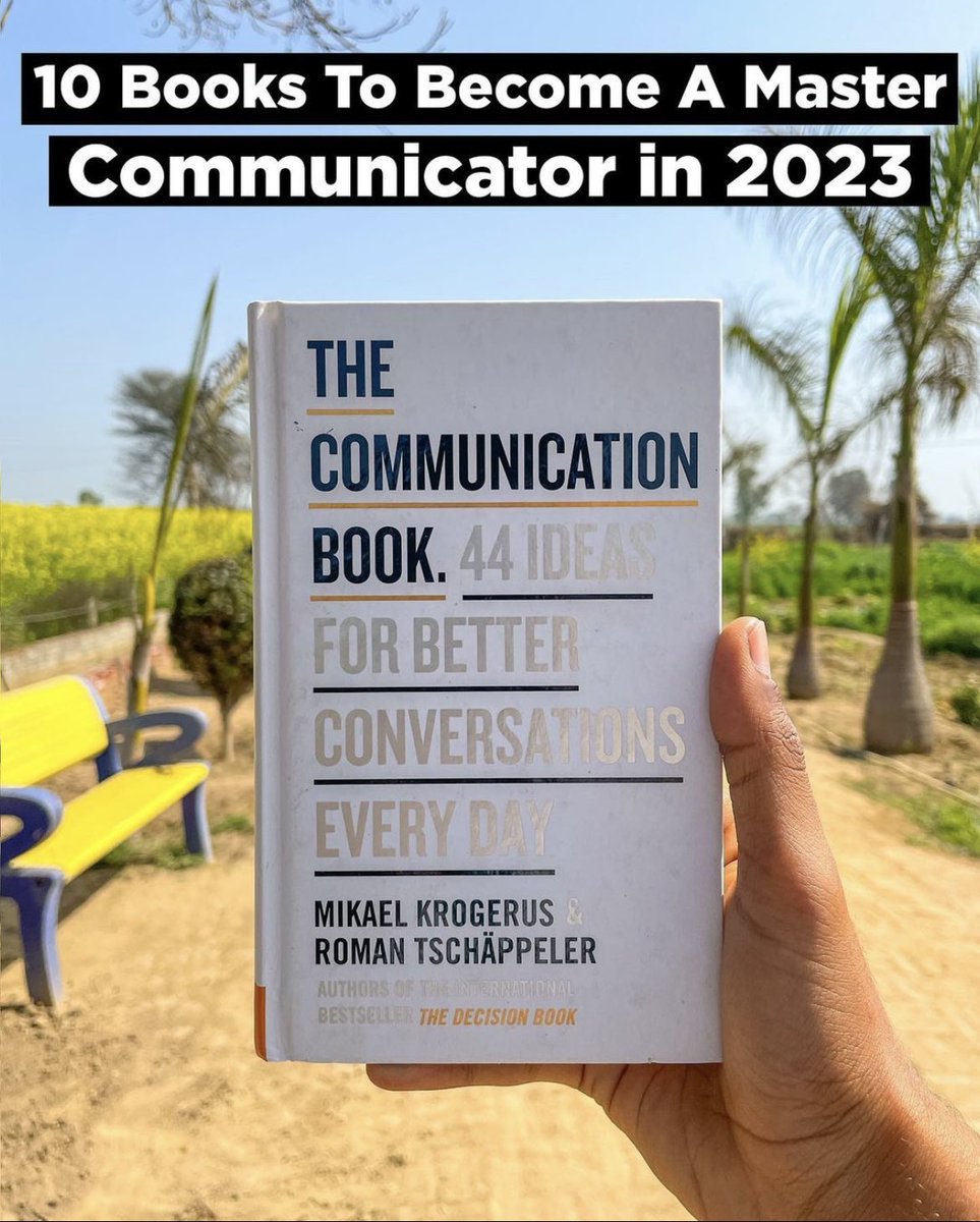 10 Books To Become A Master Communicator in 2023: 1. - Thread from ...