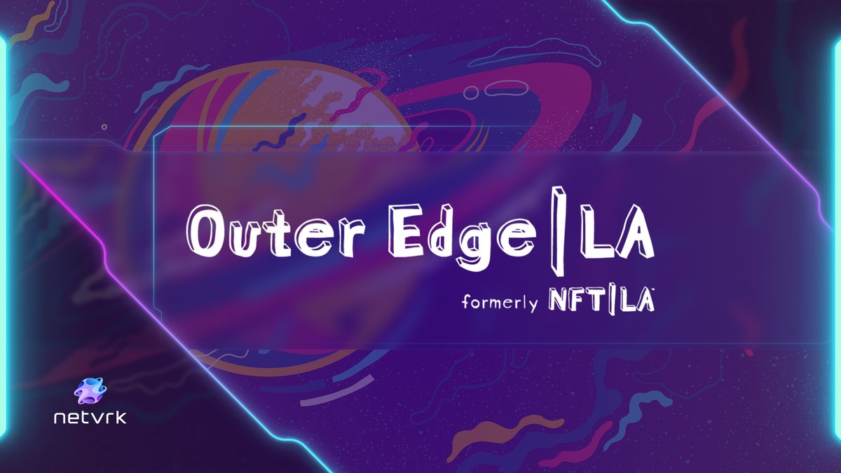 Netvrk_Official's tweet photo. Don't miss out on the ultimate #Web3 adventure! 🌟 Join us at #OuterEdge LA and experience an event like never before. 💻 #ExperientialEvent #nftla @edgeofnft
🔗 https://t.co/z2zajWCjSk
🚀Like, Retweet & Comment https://t.co/1AlYhc15VX