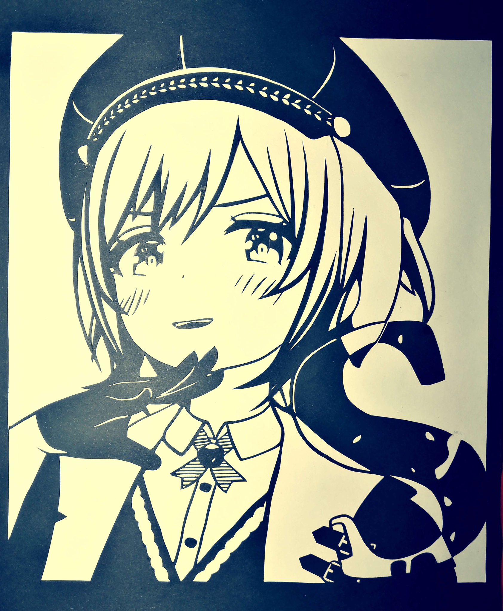 中古】 Vtuber あおぎり高校 石狩 あかりアクリル万年カレンダー