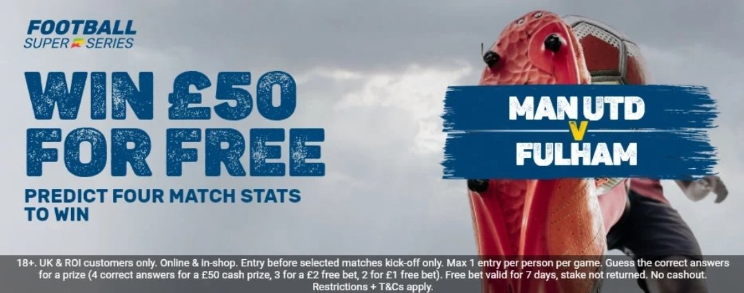 FREE_bet_games's tweet photo. £1.41 million up for grabs in FREE to play football Tweet 2
£10k #upfor8
https://t.co/aLXoSczODn
£2.5k #fantasy5
https://t.co/BDBQPGVyz3
£1k #Pick6
https://t.co/Xl8jigG5vD
£200 #freeor4
https://t.co/73PgoURvmY…
£100 #12free
https://t.co/HZlatpc5xq
£50 FSS
https://t.co/DfcLSbyelA https://t.co/HSIR49a2hA