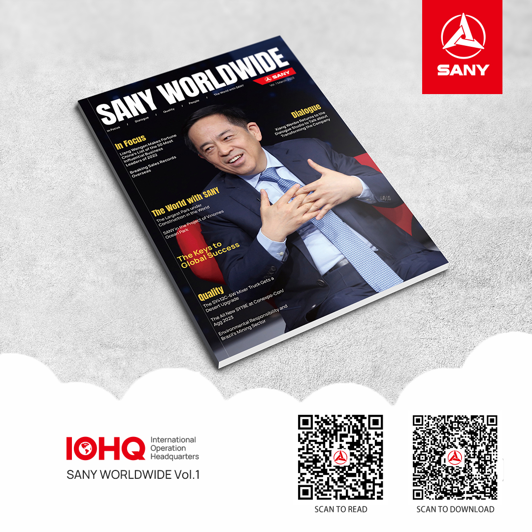 SanyGroup's tweet photo. We're beyond excited to announce the relaunch of our online magazine, "SANY Worldwide"! 🌐🎉Click https://t.co/ugMyCKlz8T to read our First Issue!
#SANY #SANYWorldwide #SANYGroup https://t.co/pF17LPvam2