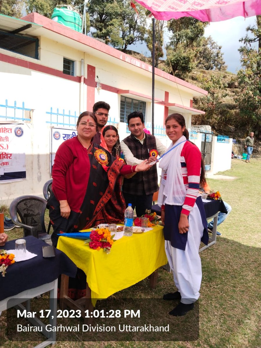 NSSPODKGHT's tweet photo. Final day cultural and award ceremony programme of NSS seven day NSS special camp at Matai Bairaskund kshetra chamoli https://t.co/kTRJgyYSlR