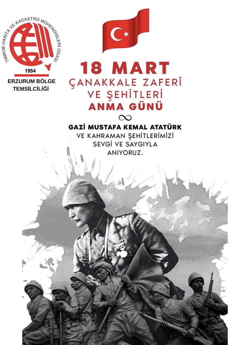 Çanakkale Zaferimizin 108. yılında; Cumhuriyetimizin kurucusu, Anafartalar kahramanı Gazi Mustafa Kemal Atatürk başta olmak üzere Çanakkale’nin ve istiklal mücadelesinin bütün kahramanlarını şükran ve minnetle yâd ediyoruz.