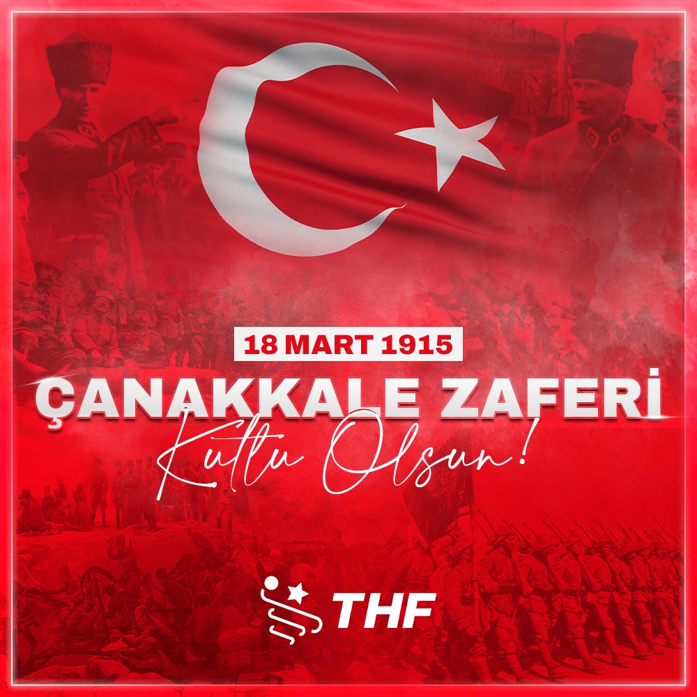 Hentbol_Fed's tweet photo. 🇹🇷 18 Mart Şehitleri Anma Günü ve Çanakkale Zaferi'nin 108. yıl dönümünde, başta Ulu Önderimiz Gazi Mustafa Kemal Atatürk olmak üzere bize bu eşsiz vatanı miras bırakan şehitlerimizi ve gazilerimizi saygı ve minnetle anıyoruz. https://t.co/gIUlAdaHFN