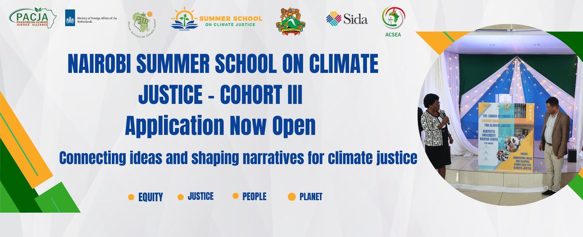 PACJA1's tweet photo. Are you wondering what is the #NSSCJ3 all about? Well, all your questions are answered here:
🔖Read and download the call for application here ↘️https://t.co/3xfEzRx59q
#YoungClimateActivists #ClimateJustice #ClimateAction https://t.co/CPOwFMoDVj