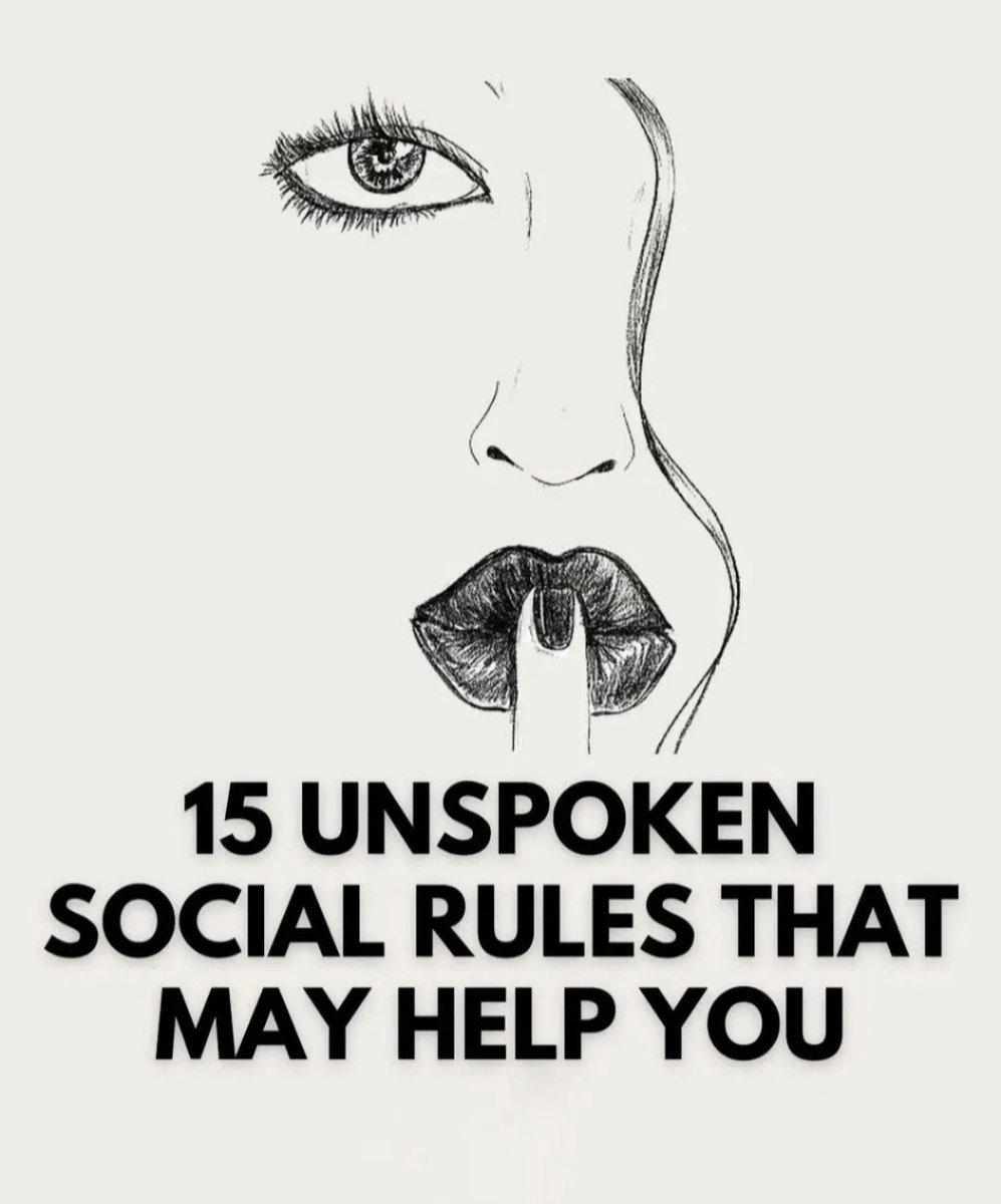 SeekWiser_'s tweet photo. 15 Unspoken Social Rules That May Help You: https://t.co/1YGbgbp9WZ