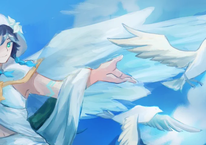 my growth in drawing wings 