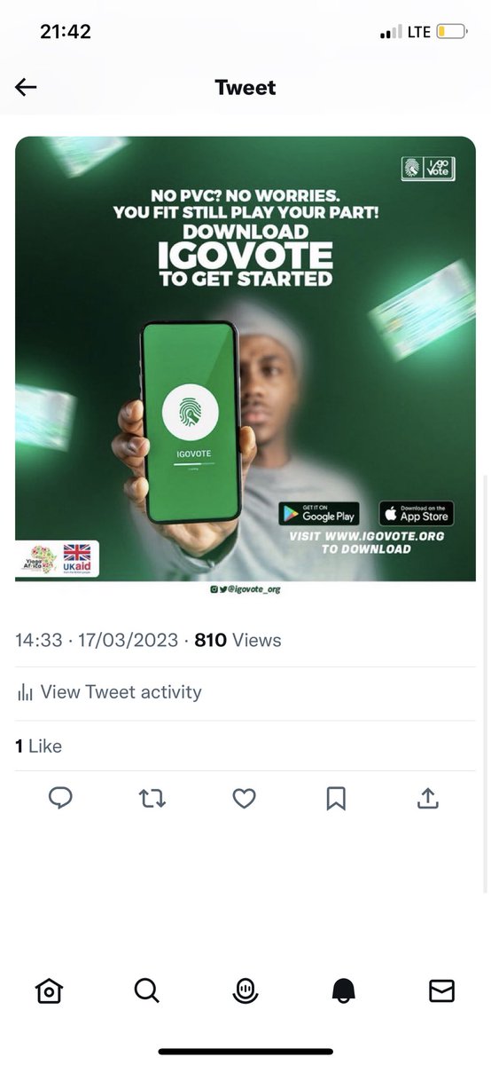 igovote_org's tweet photo. @UchePOkoye Collate and upload on the app

Download the app here https://t.co/hSIsN5lTJw https://t.co/0ssAnDq12m