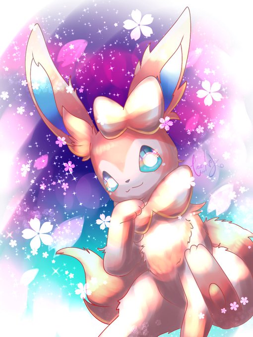 night sakura star magic#Pokemon #ポケモンイラスト 