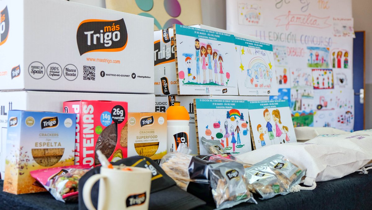 Mas_Trigo's tweet photo. Un año más, #MasTrigo colabora en el proyecto de #FAMPACE por el #DíadelPadre #19M que aúna no solo nuestros productos, sino una serie de valores que compartimos cómo hábitos de vida y alimentación saludables, dieta mediterránea, familia, creatividad, esfuerzo o pasión🧡👏 https://t.co/nKcjxNieRp