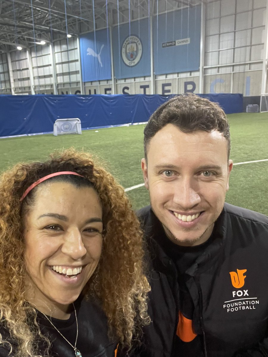 KHacktivator's tweet photo. Doing it for the girls last night being the ONLY female coach on the pitch @foxfoundfooty Manchester City Coaching session last night! What an experience @blackburncollege @bbcolSU @aoc_sport @lancashirefa @creativ3football @bbcollegesport https://t.co/FulqZfRVOr
