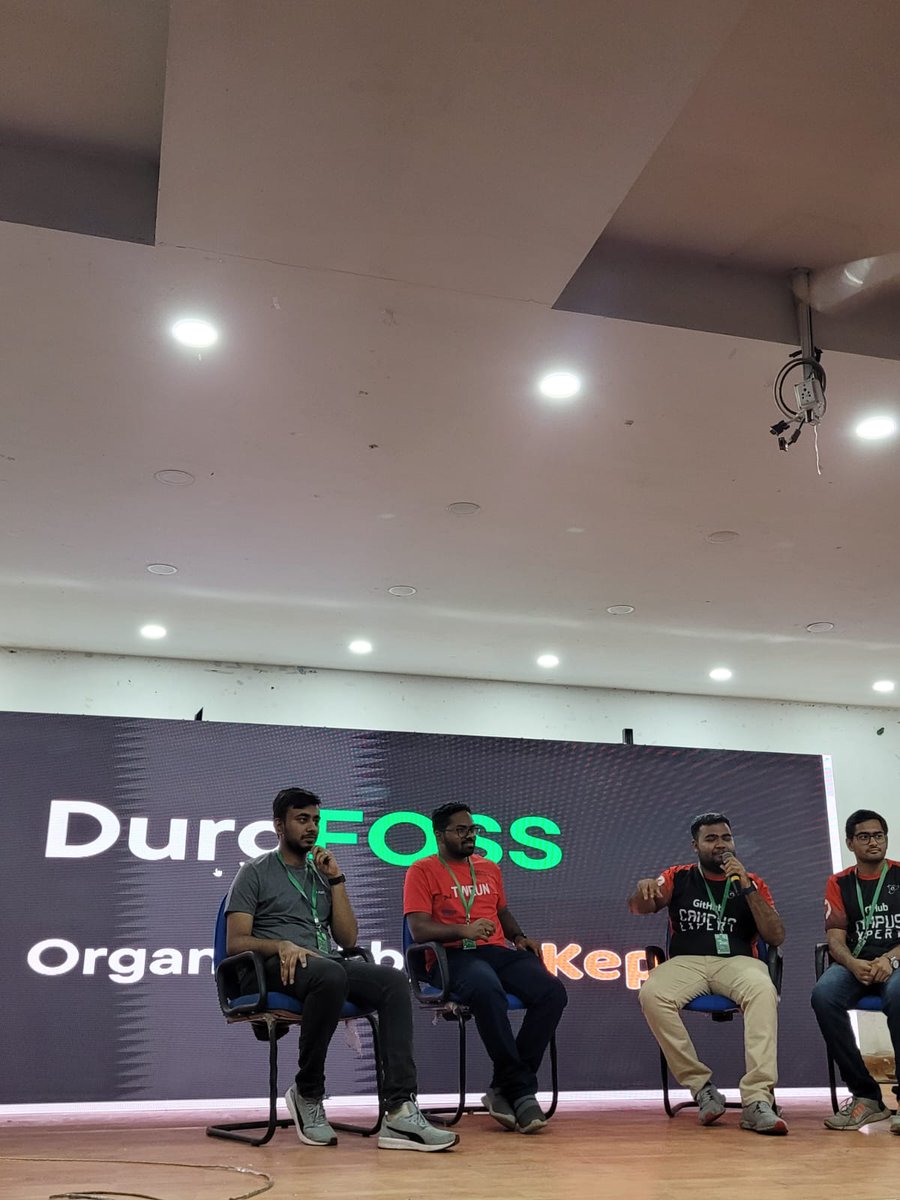 durgfoss's tweet image. Panel discussion is on!!!🚀