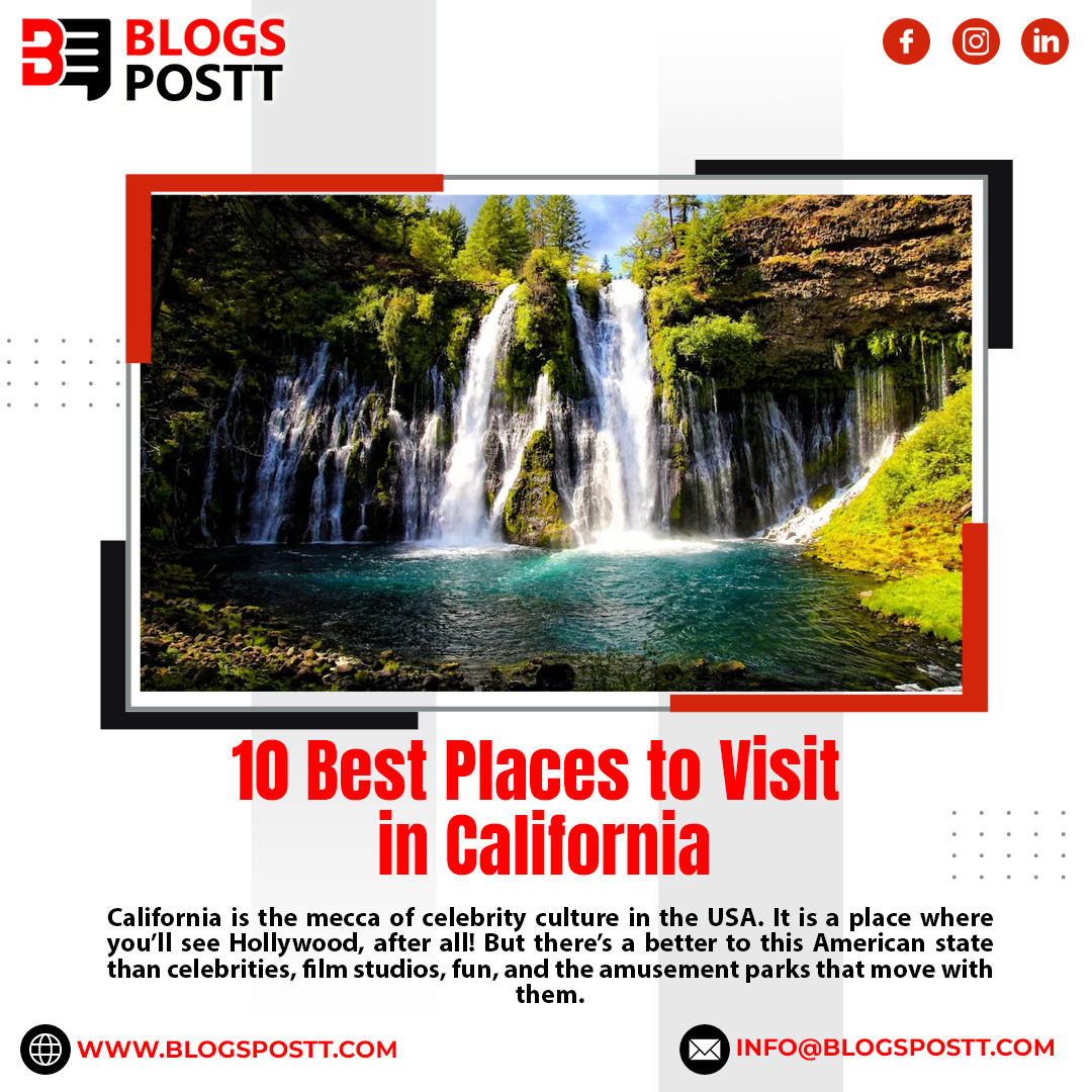 10 Best Places to visit in california. 
blogspostt.com/10-best-places…

#california #californialove #californialiving #californiadreaming #california #californiarealestate #californiaadventure #californiaphotographer #califórnia #bestplace #bestplaces #bestplacetowork #bestplacestovisit