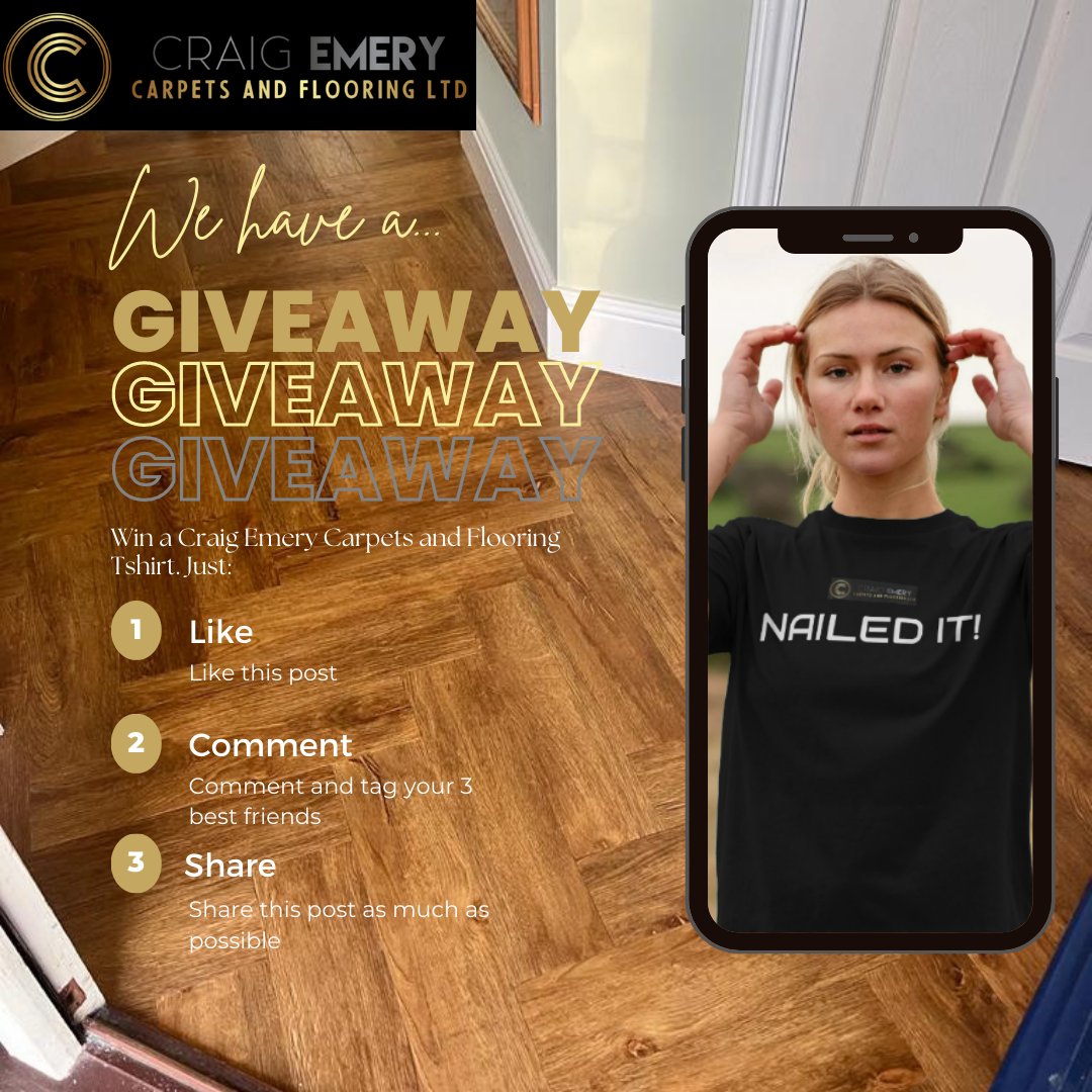 EmeryLtd's tweet photo. We have a free tshirt to give away to one lucky winner - just:
1) LIKE this post 👍
2) COMMENT and tag 3 friends 
3) SHARE the post as much as possible - maybe even on your story? 👕 https://t.co/FU98VXCSUs