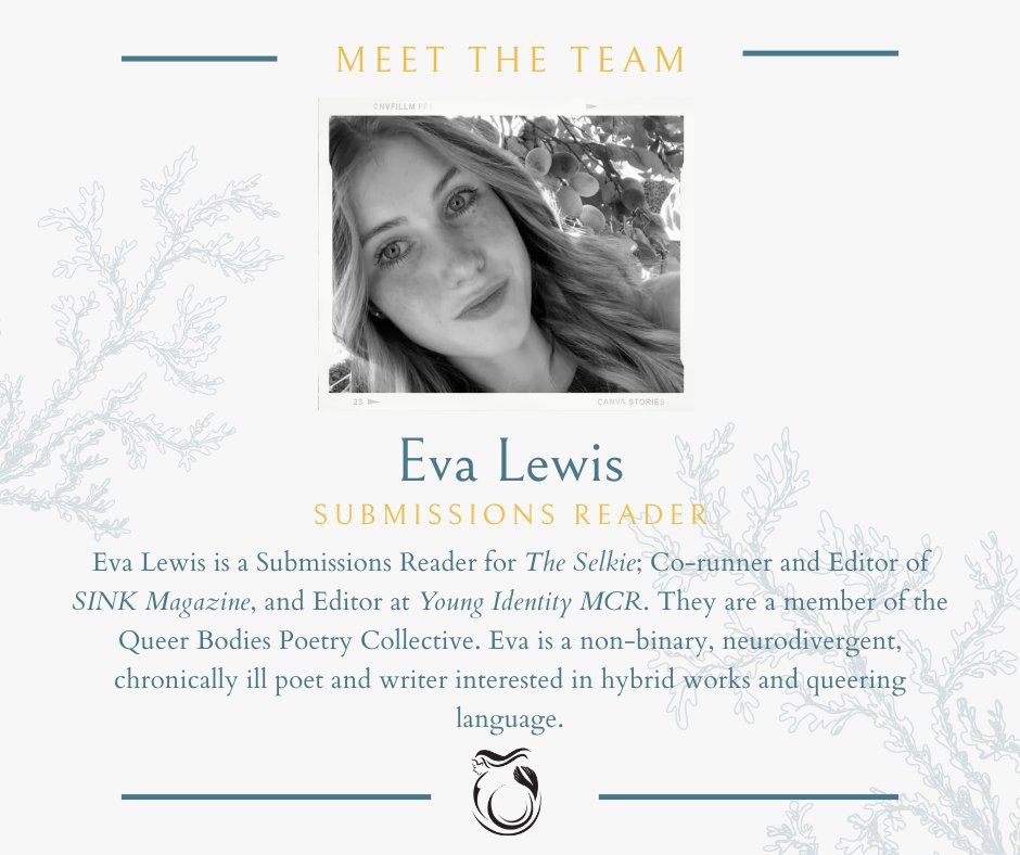 TheSelkieUK's tweet photo. Meet the second batch of The Selkie's submission readers! 📚
@eveaelle 

#MeetTheTeam #TheSelkie #LiteraryMagazine #WritersNetwork #WritersCommunity #writingsubmissions #litmag #onlinelitmag https://t.co/a7gfpc6RC9