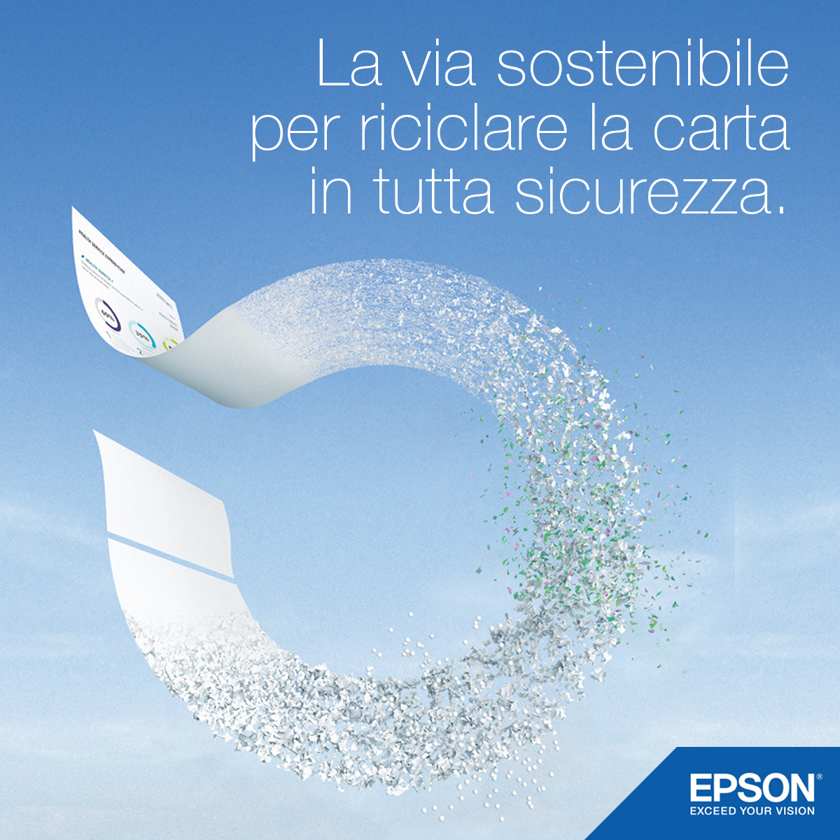 EpsonItalia's tweet image. Il 18 marzo si celebra la #GiornataMondialeDelRiciclo, occasione perfetta per comprendere ogni sfumatura di questo termine. 
A partire dalla nostra #PaperLab, il primo sistema al mondo per il riciclo sicuro di carta per ufficio che trasforma la carta usata in nuova.