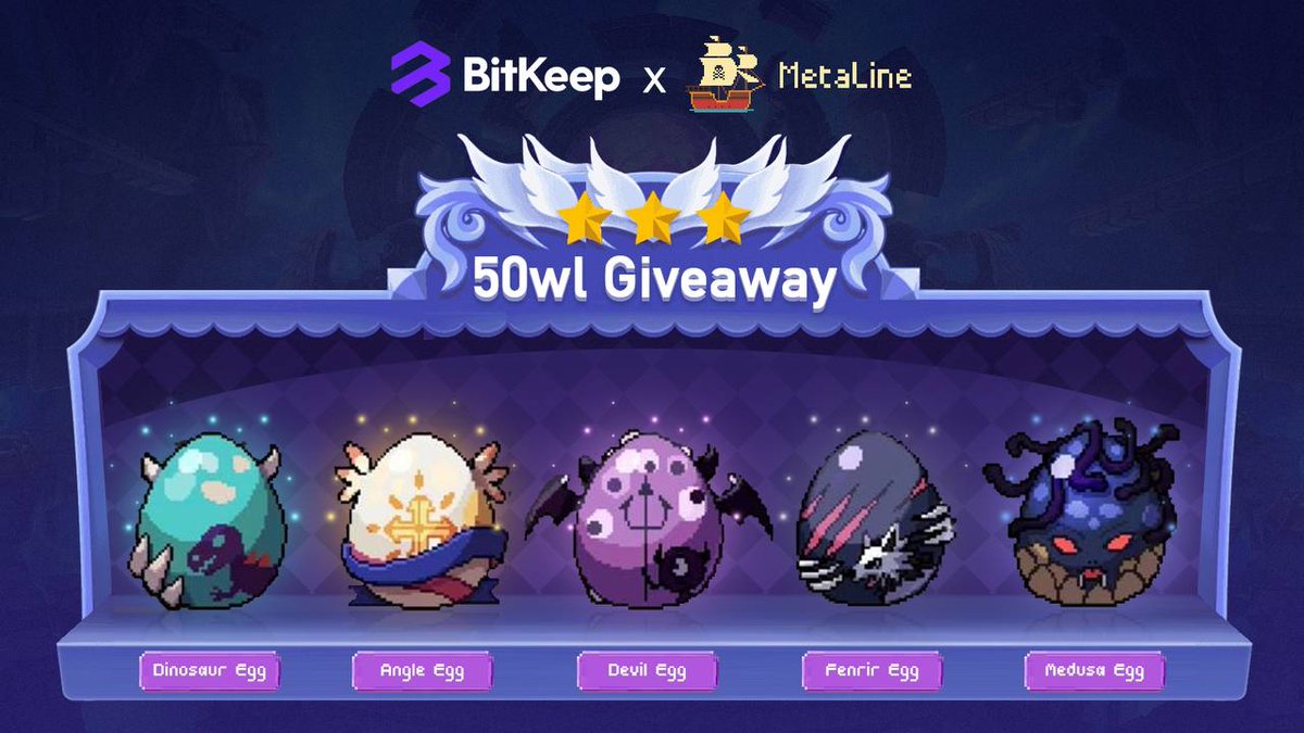 🧙‍♀️MetaLine is holding a Joint Giveaway with @BitKeepOS ‼️

🎁50 MetaLine Pets #Whitelists

💁‍♂️How to Join
1⃣Follow @BitKeepOS <a href="/Metaline001/">MetaLine X</a> 
2⃣Join  discord.gg/FeKEExH8XD 
3⃣RT, Like and tag 3 friends
4⃣Leave your #Arbitrum address in the comment

#NFTGiveaways #WLGiveaways