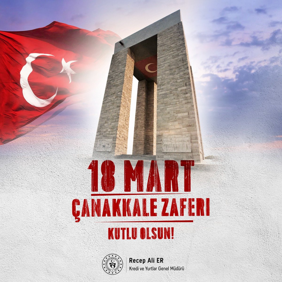 Büyük zaferin 108. yıl dönümünde Gazi Mustafa Kemal Atatürk başta olmak üzere tüm Çanakkale kahramanlarımızı saygı ve rahmetle yâd ediyorum.

#18Mart