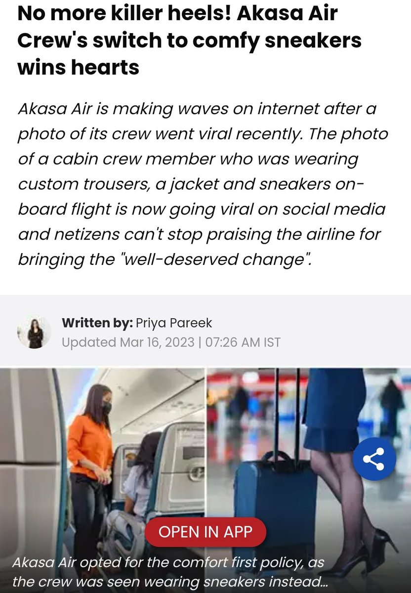 im_vandy's tweet photo. Praiseworthy step taken by @AkasaAir 🙌👏👏
#healthfirst #employeefriendly https://t.co/PbHymTxExA