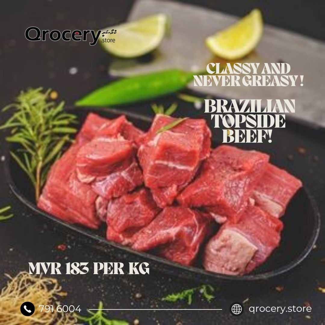 Brazilian Topside Beef! Classy and never greasy ! 
#qrocery #braziliantopsidebeef #freedelivery #qrocerystore