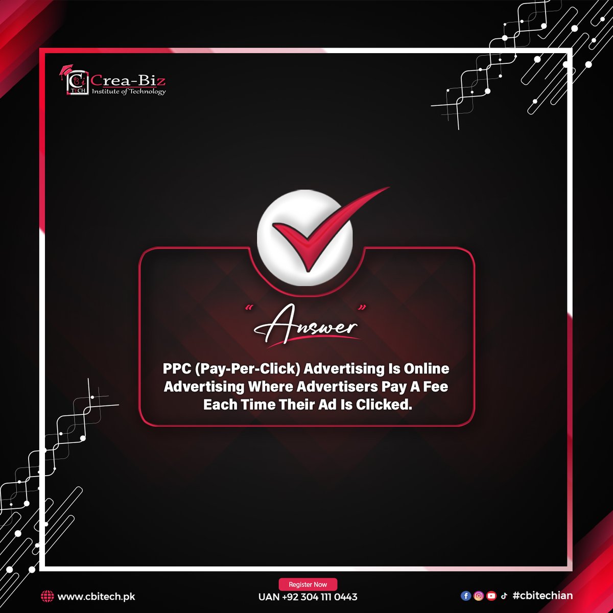 cbitechian's tweet photo. Do You Know What is PPC Advertising?
The Answer is Here
Visit Website: https://t.co/x0WGAjfBv2
.
.
.
.
#cbitech #creabiz #SEO #ITinstitute #skills #emailmarketing #digitalmedia #marketingtips #searchengineoptimization #website #Socialmediamarketing #wordpress #AdmissionsOpen https://t.co/35G6yUgOhn