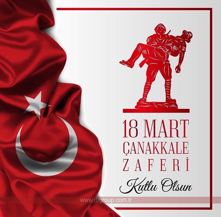 RBGroupTurkey's tweet photo. Çanakkale Zaferi'nin yıl dönümünde kahraman şehitlerimizi rahmet ve saygıyla anıyoruz.  
#18MartŞehitleriÖlümsüzdür https://t.co/3eRJBb8hoM