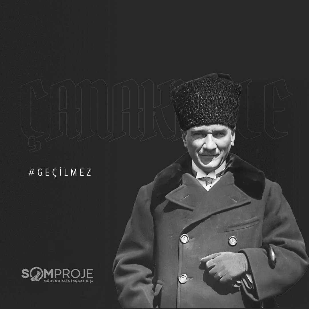 SomProje's tweet photo. 18 Mart Çanakkale Zaferi'nin 108. yıl dönümünde başta Gazi Mustafa Kemal Atatürk ve silah arkadaşları olmak üzere, tüm kahramanlarımızı saygı ve minnetle anıyoruz. #18MartÇanakkaleZaferi 🇹🇷 https://t.co/ohtEpxZhfR